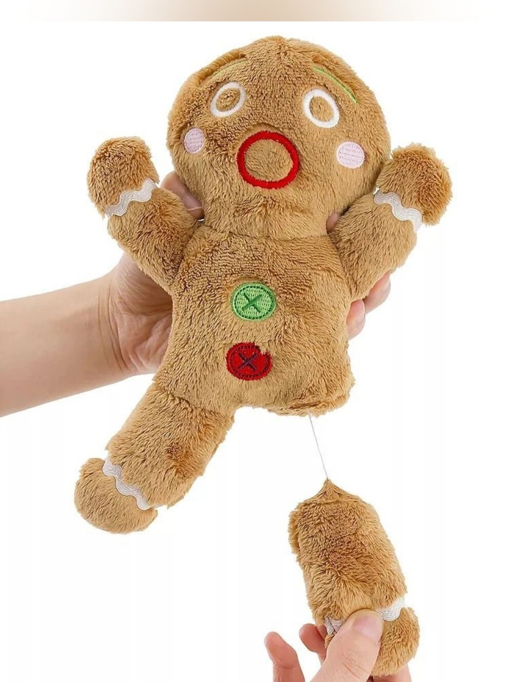 Cvs Gingerbread Man Occasions Gingerbread Man Pull Leg String Talking Plush